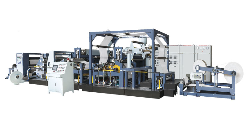 雙擠出機OPP雙面自動對版涂膜機